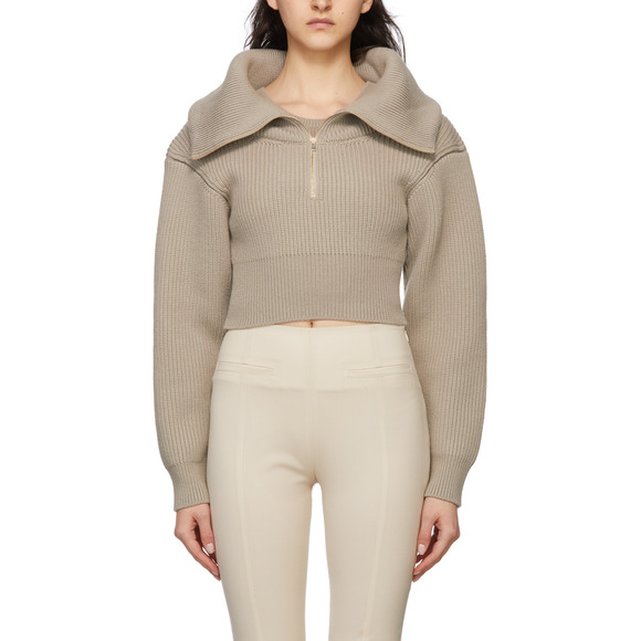 Jacquemus 'La Maille Risoul' Tan Wool Sweater Size 34 - NWT - Picture 1 of 4